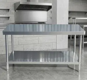 High Quality Heavy-Duty Stainless Steel Worktable With Undershelf