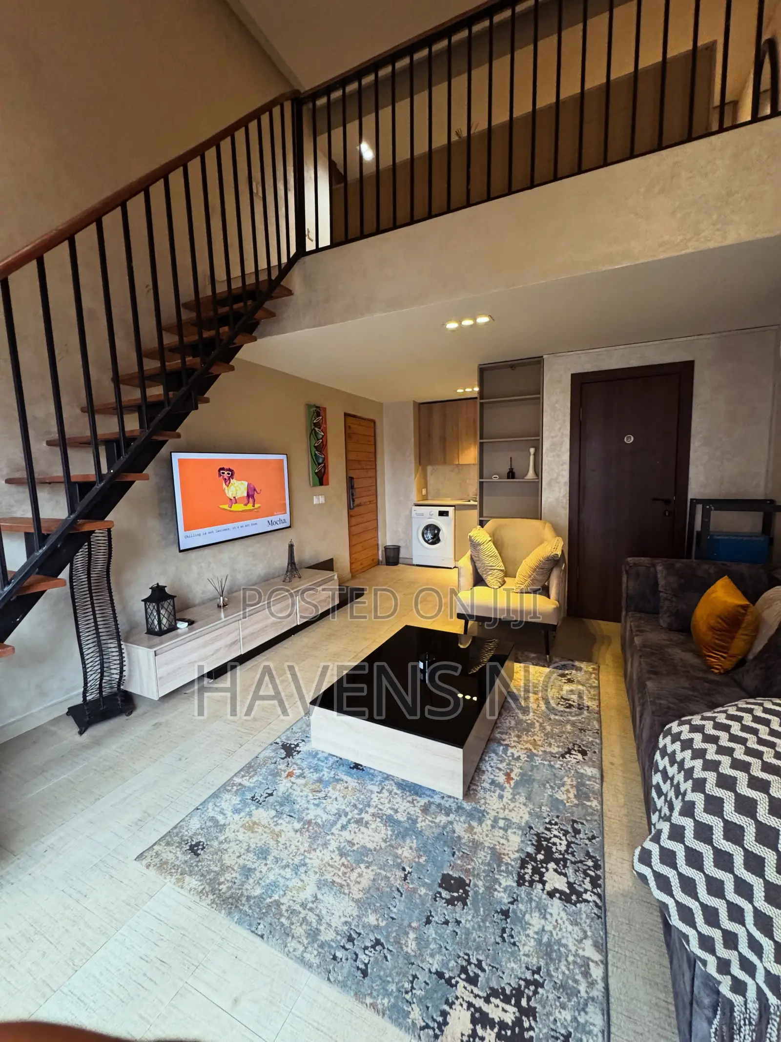 Modern Loft-Style Studio — Yaba