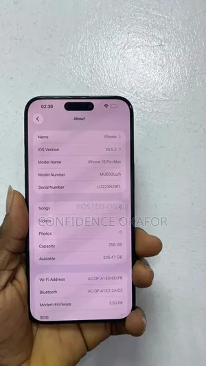Apple iPhone 15 Pro Max 256 GB Blue