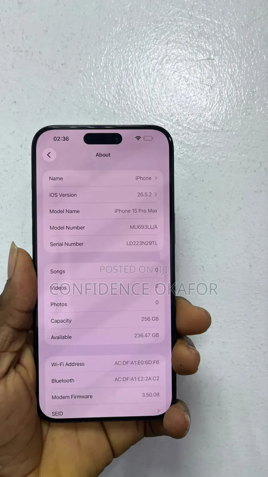 Apple iPhone 15 Pro Max 256 GB Blue
