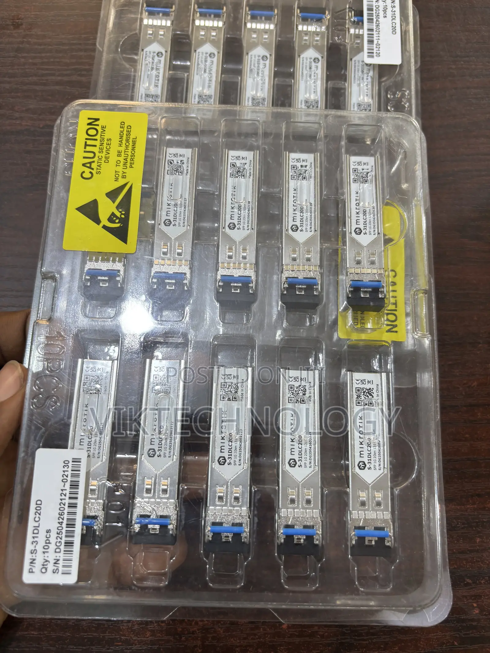 Mikrotik Module 20km Single Mode 1.25Gb SFP Module