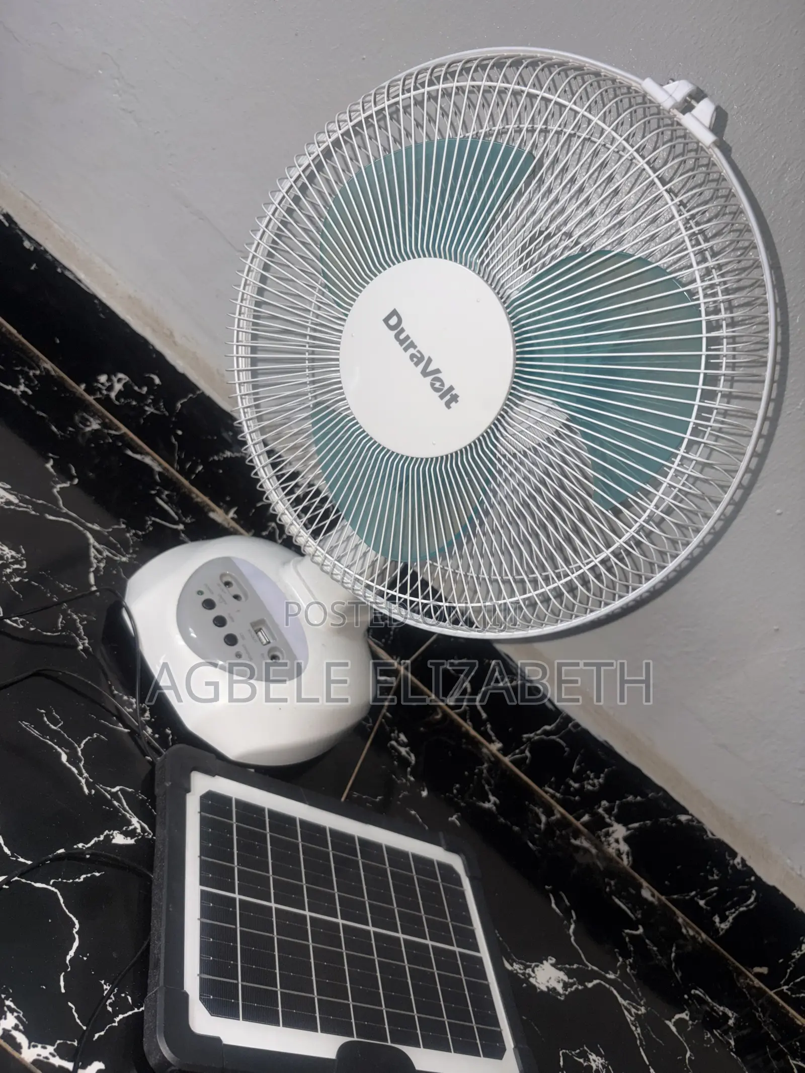 Duravolt Solar Fan