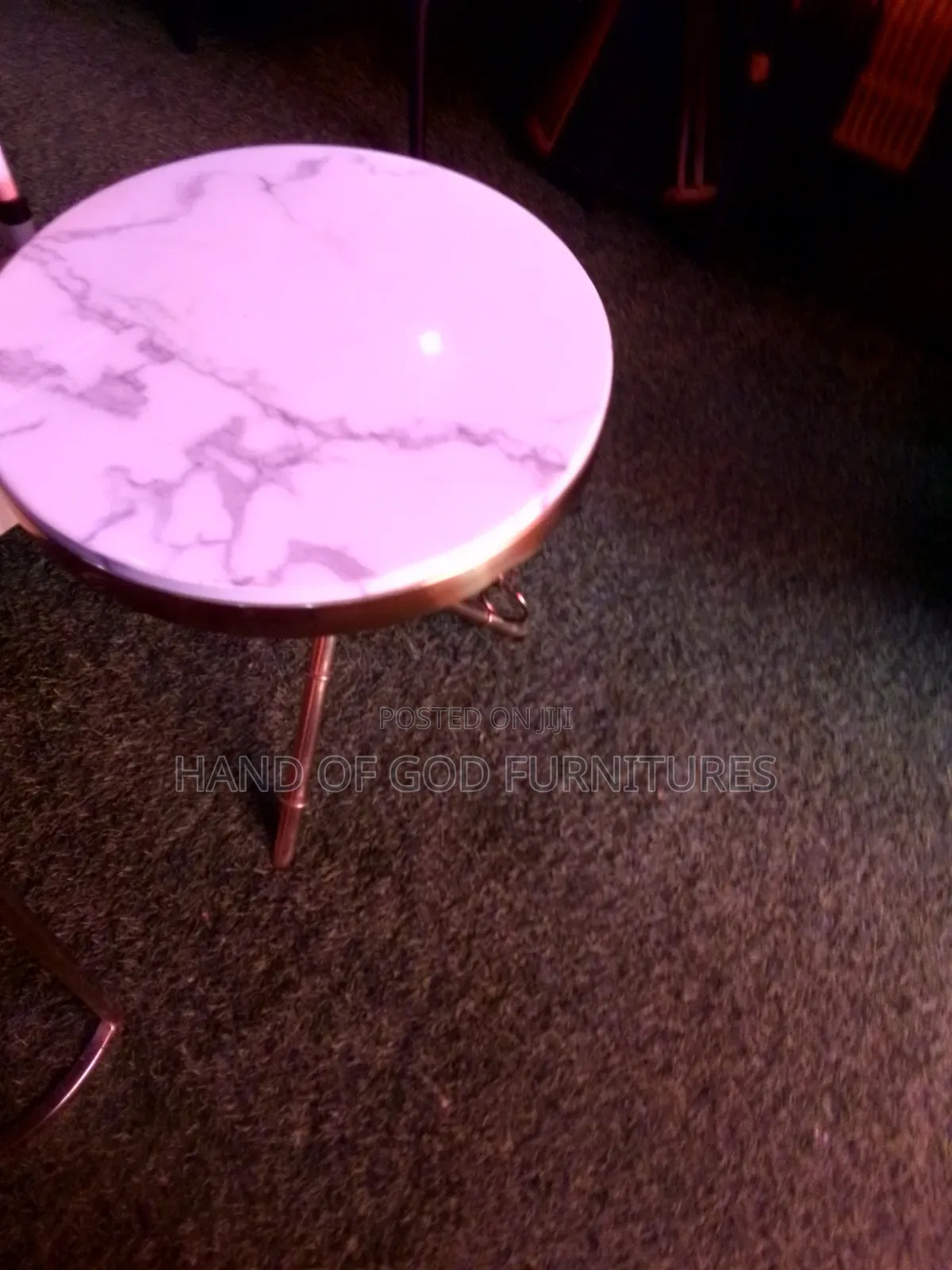 Marble Side Stool