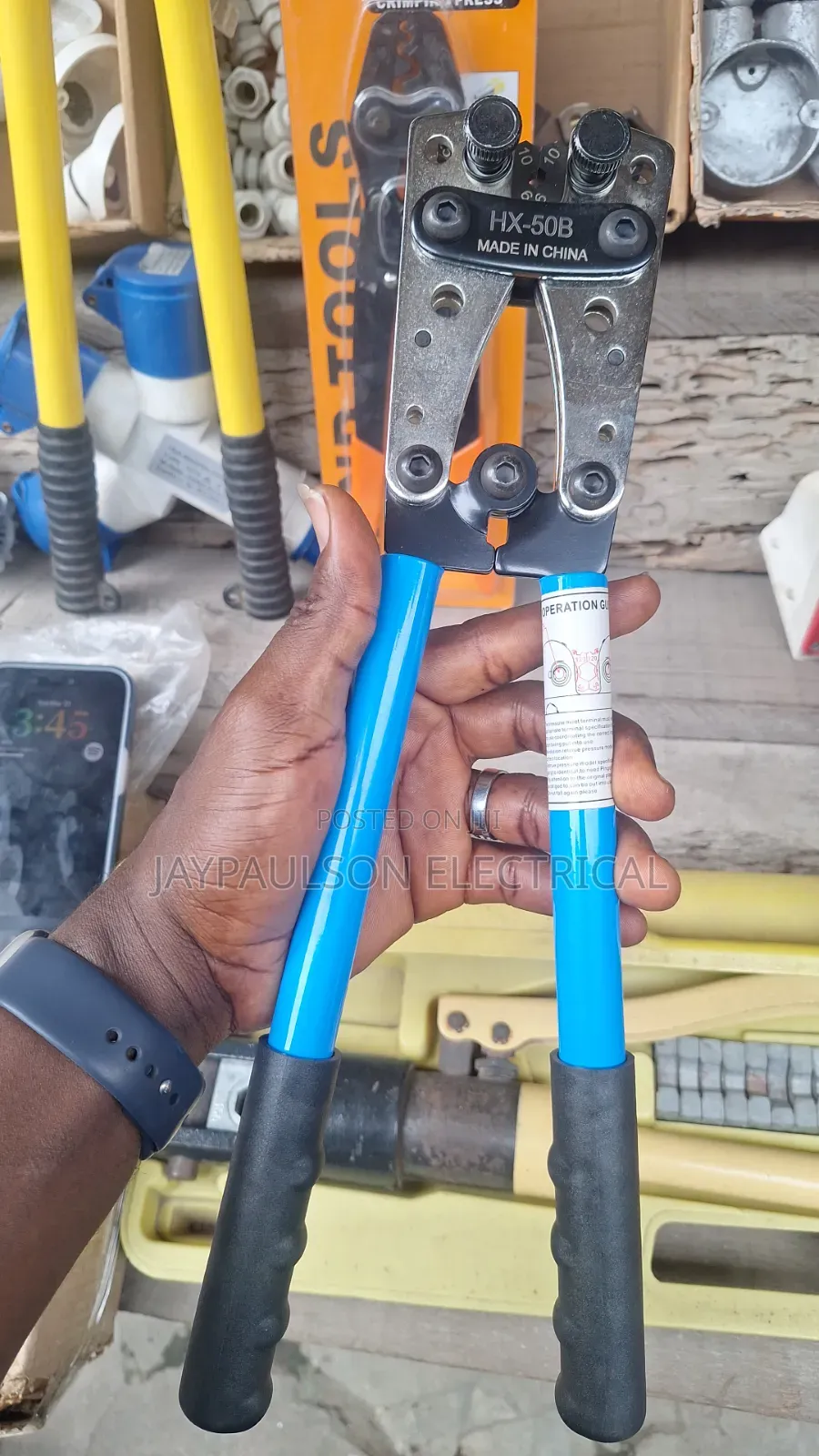Heavy-Duty Wire Crimper