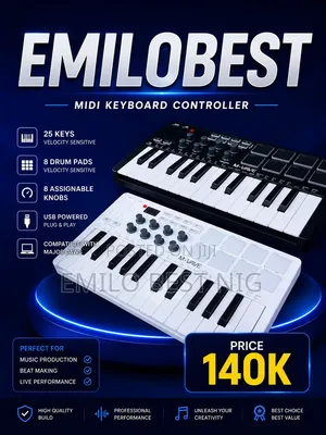 SMK 25 Professional Midi Keyboard With Drum Pad