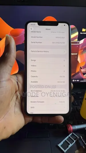 Apple iPhone 11 Pro Max 64 GB Black