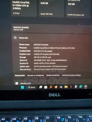 Laptop Dell Latitude 5289 8GB Intel Core i5 SSD 256GB