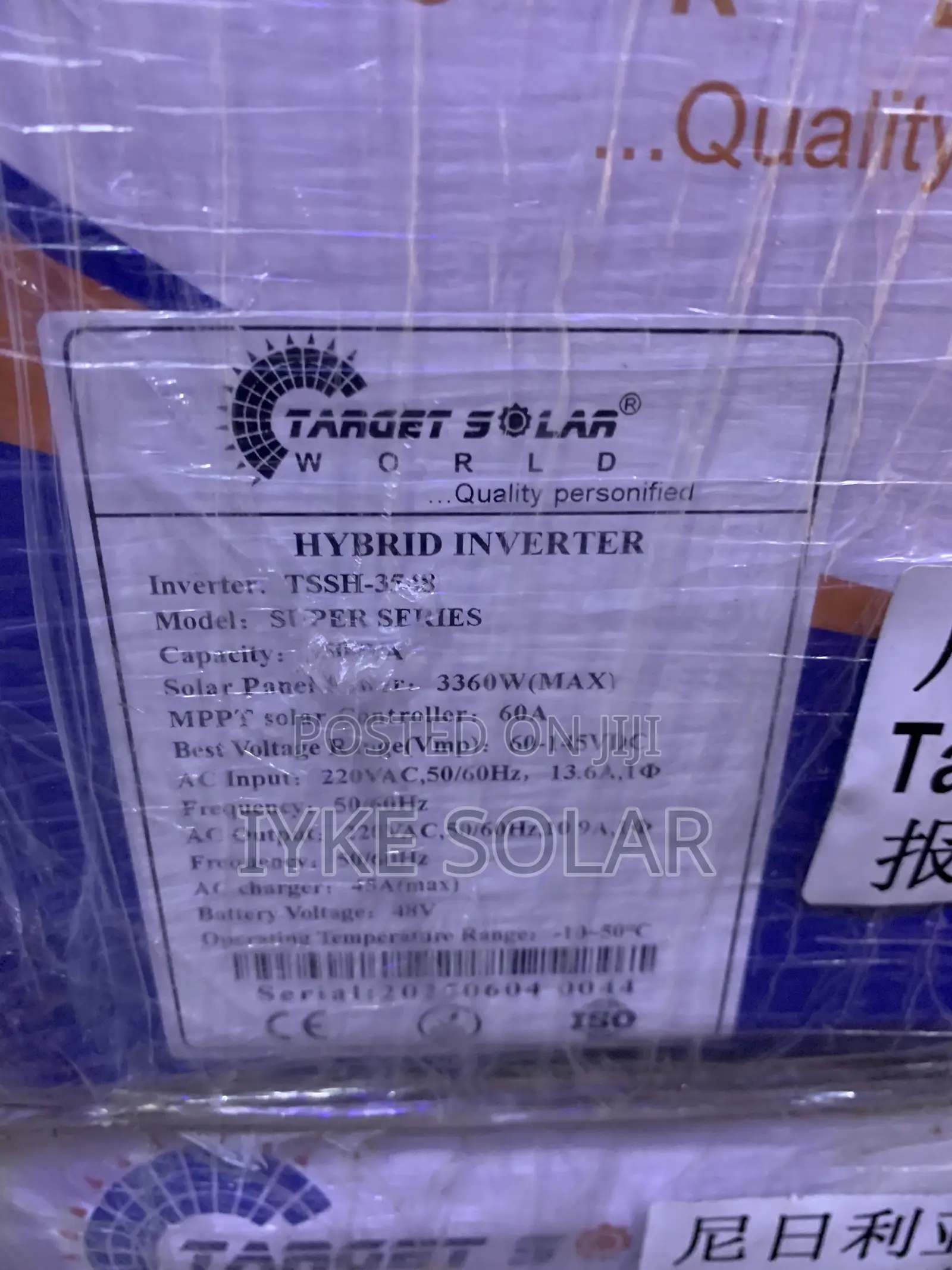 3.5kva 48v Target Hybrid Inverter
