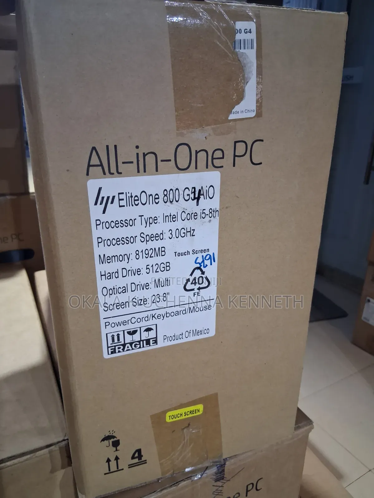 New Desktop Computer HP EliteOne 800 G3 8GB Intel Core i5 HDD+SSD 512GB
