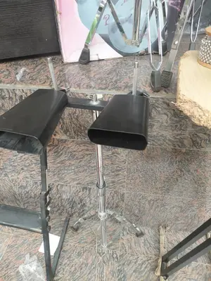 Double Cowbell on Stand - Black Percussion Set