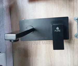 Quality Black Matte Wall Mounted Concealed Conduit Basin Mixer Tap