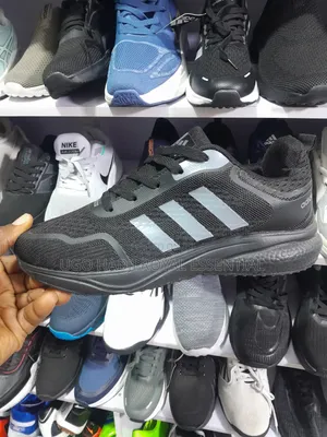 Adidas Core Black Casual Sports Sneakers