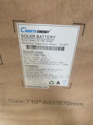 15kwh CWorth Lithium Ion Battery 48v Available