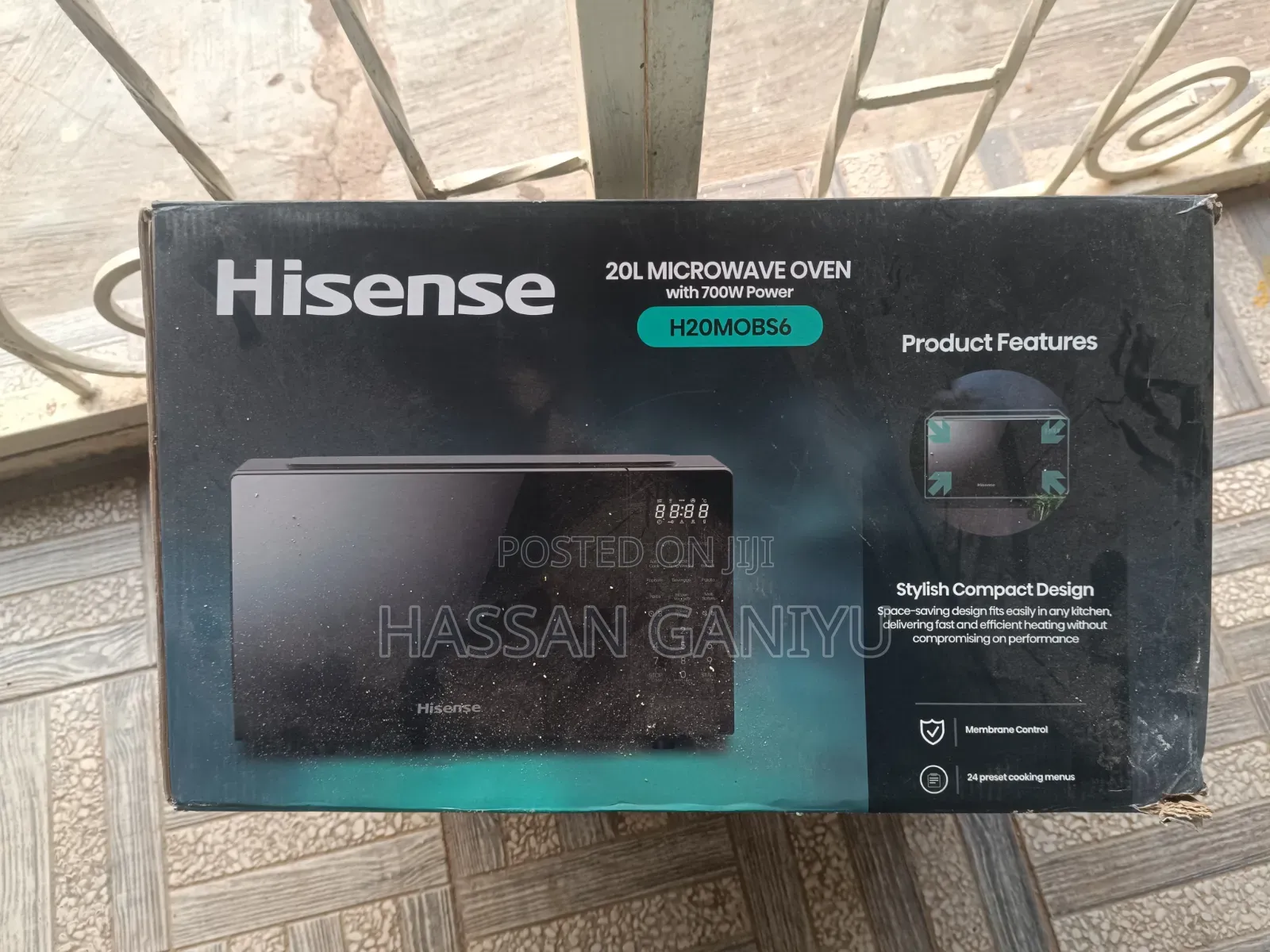Hisense Microwave Black 20l - - Complete Set