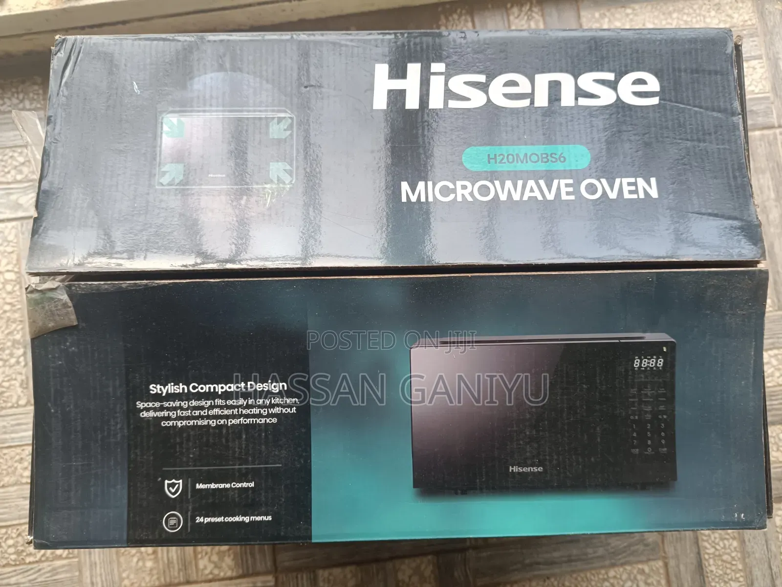 Hisense Microwave Black 20l - - Complete Set