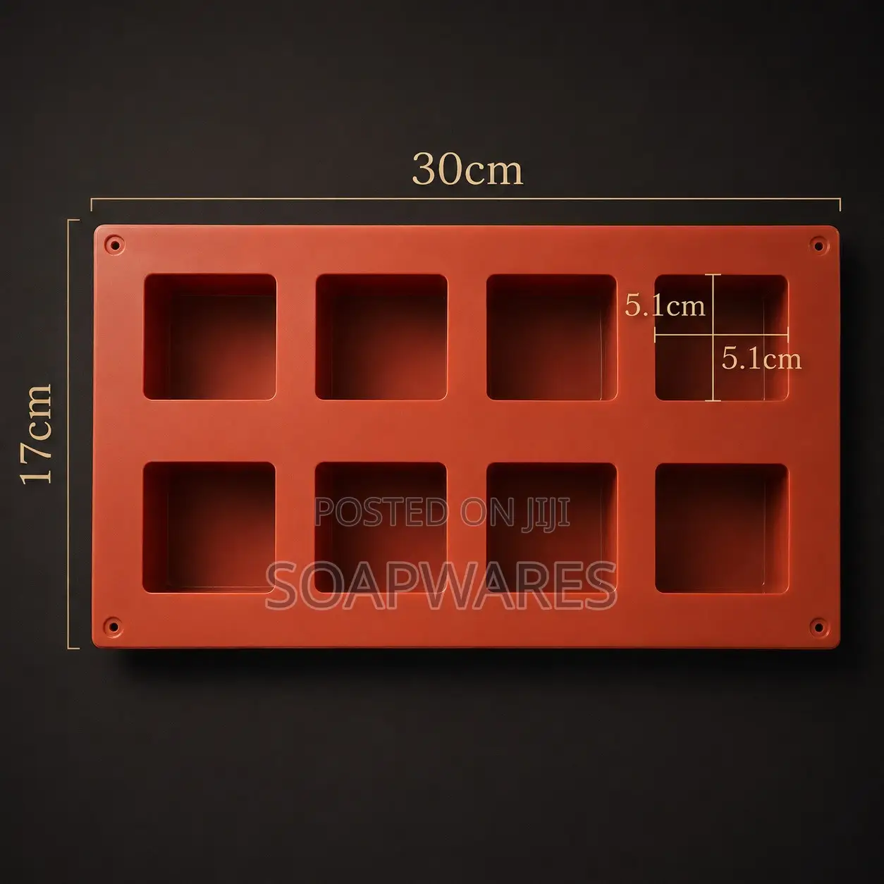 Square Silicone Soap Mold