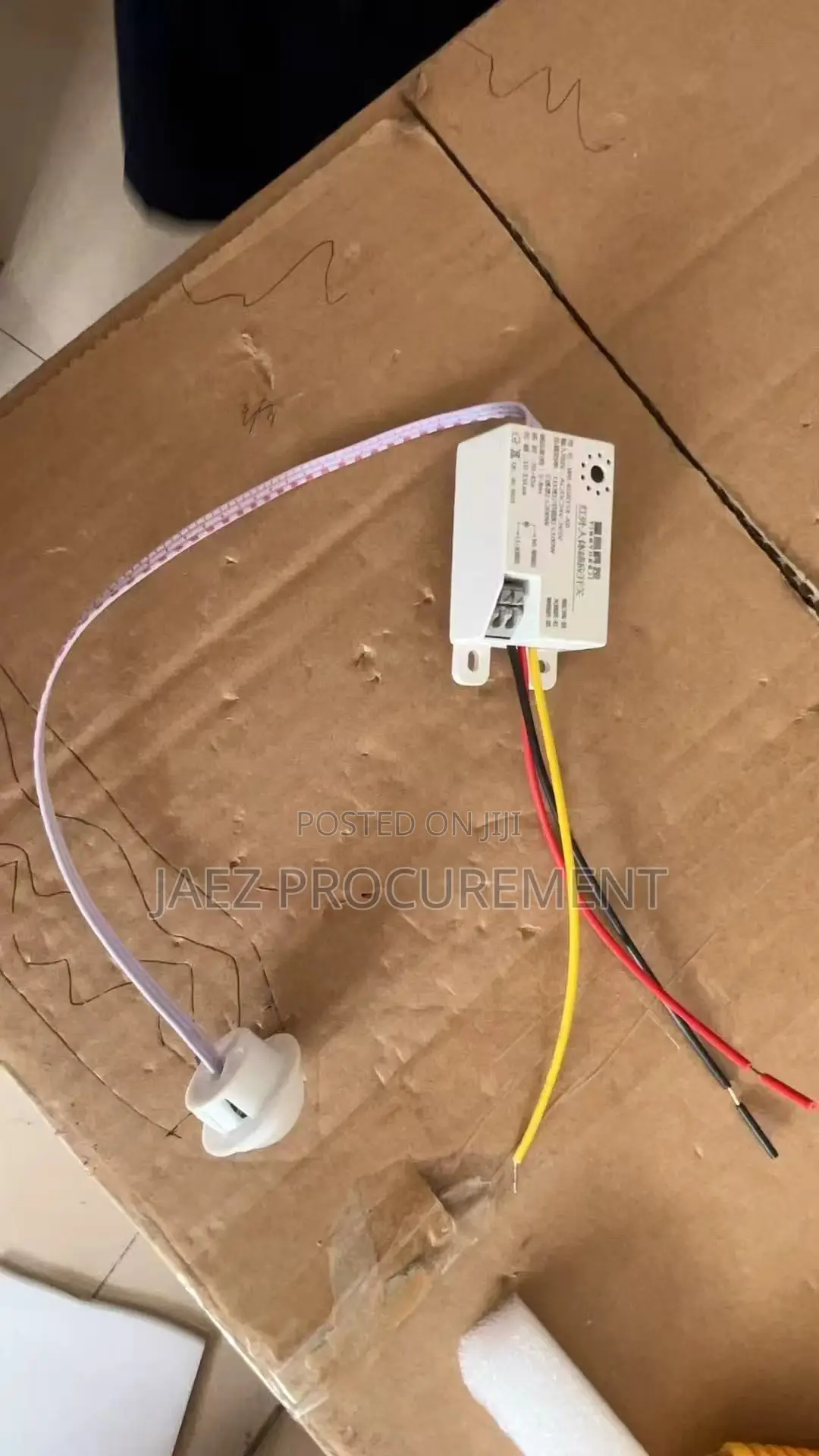 Human Body Sensor With Light Control