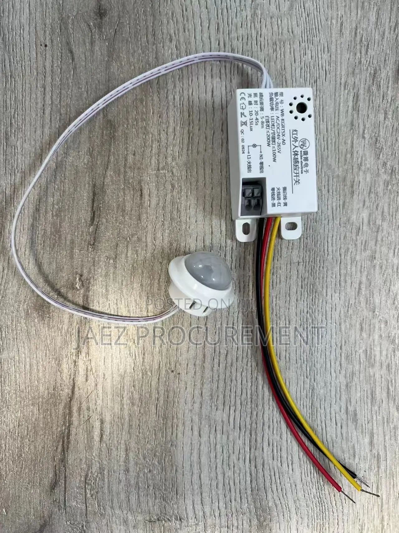 Human Body Sensor With Light Control