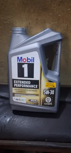 Motor Engine Oil, Mobil 1 SAE 5w-30 Advanced Full Synthetic. 5liters.