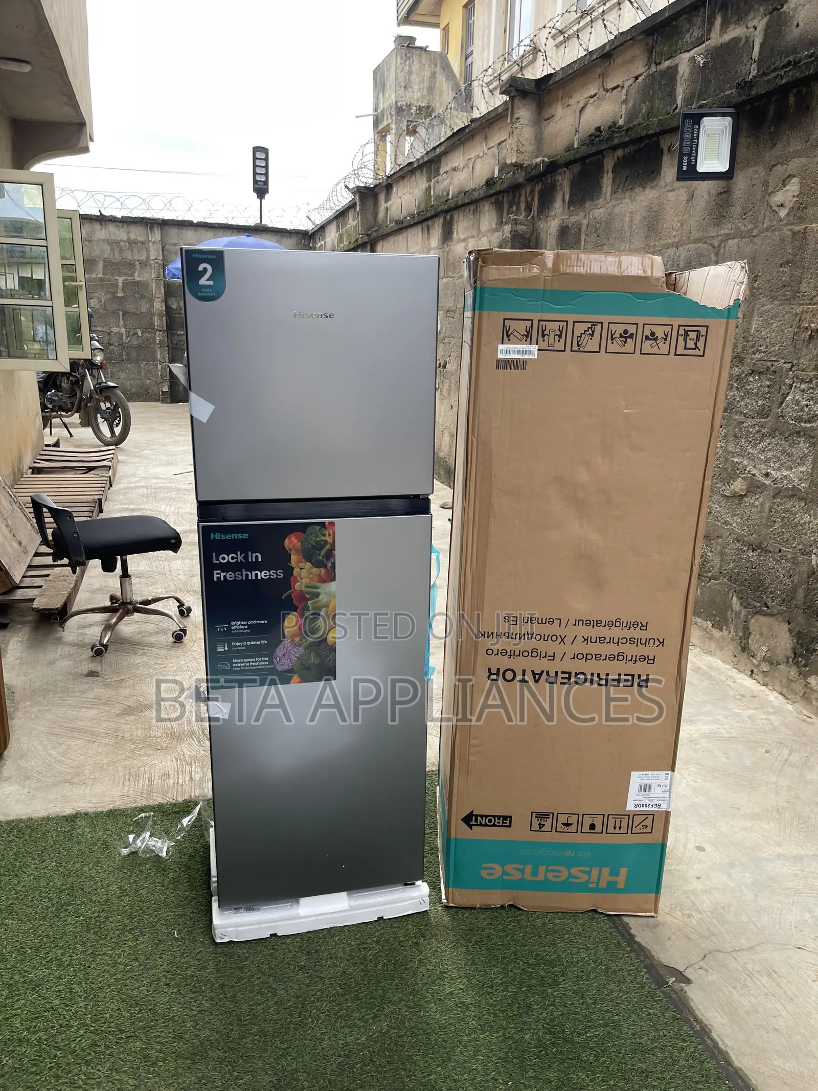 Hisense 200DR Double Door Kitchen Fridge