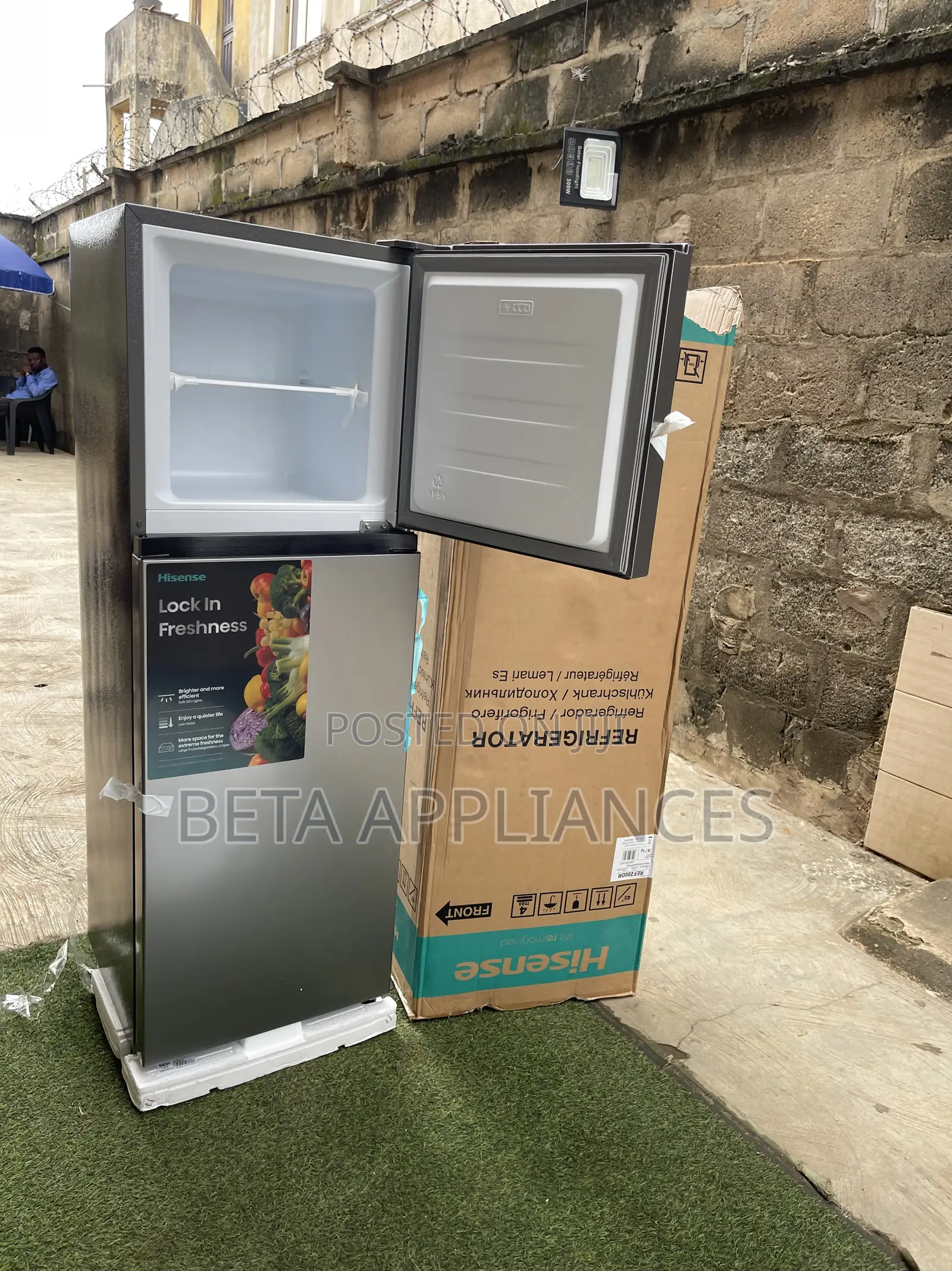 Hisense 200DR Double Door Kitchen Fridge