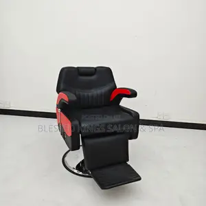 Red and Black Barbing Chairs