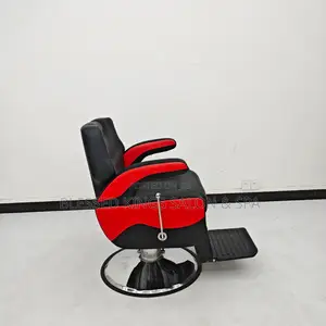 Red and Black Barbing Chairs