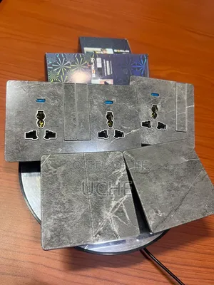 Berlin Marble Single Double Socket Switches