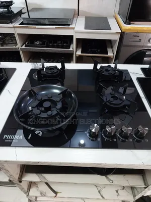 Phima 4 Burners Flip-Up Inbuilt Gas Cooker 60x60cm  Copper