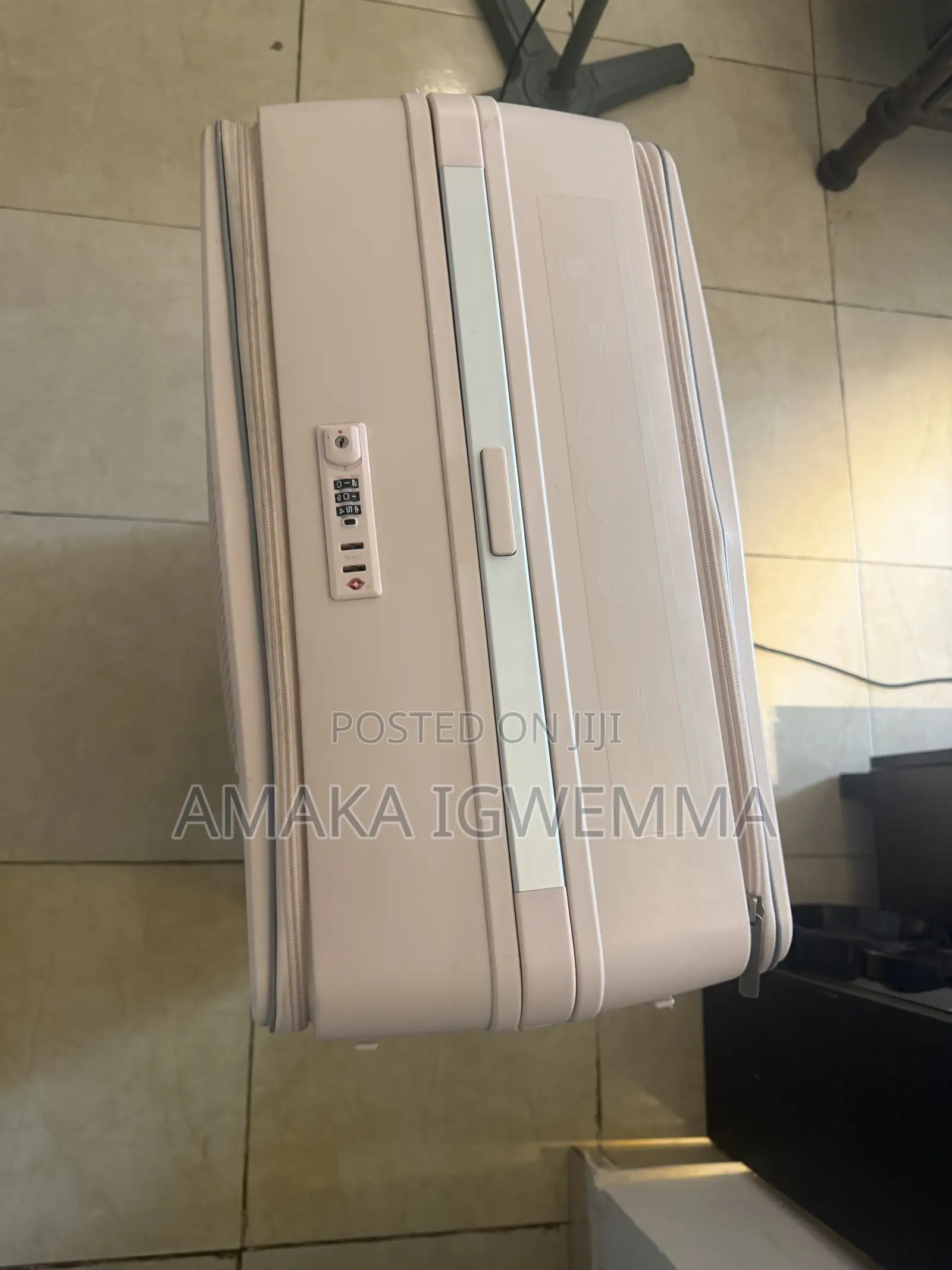 Beautiful Pink Large Double Sided Rolling Suitcase