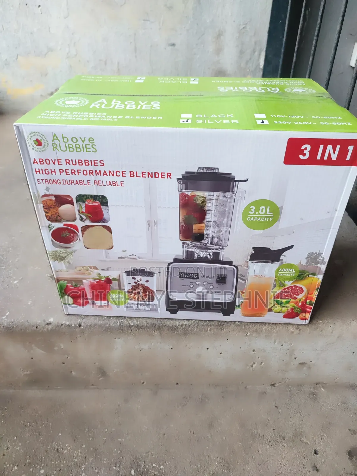 Above Rubbies Blenders