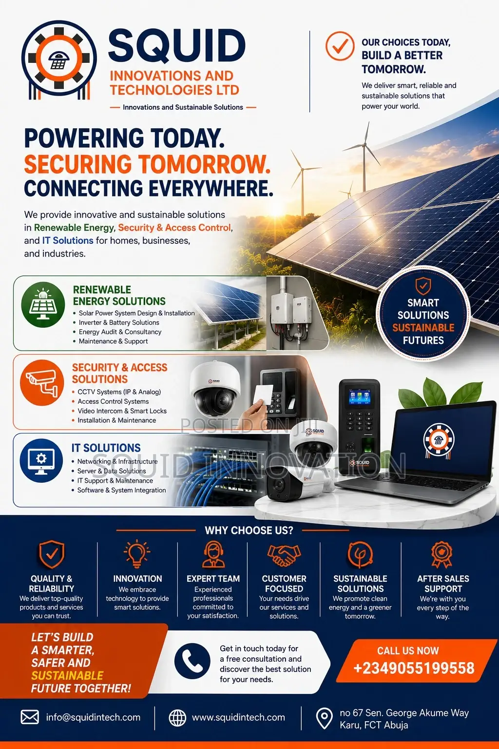 SQUID Innovations and Technologies LTD