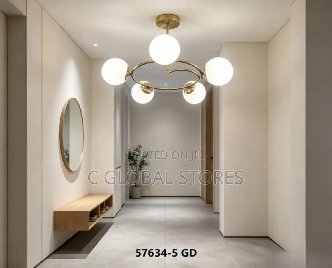 5glass Nordic Chandelier