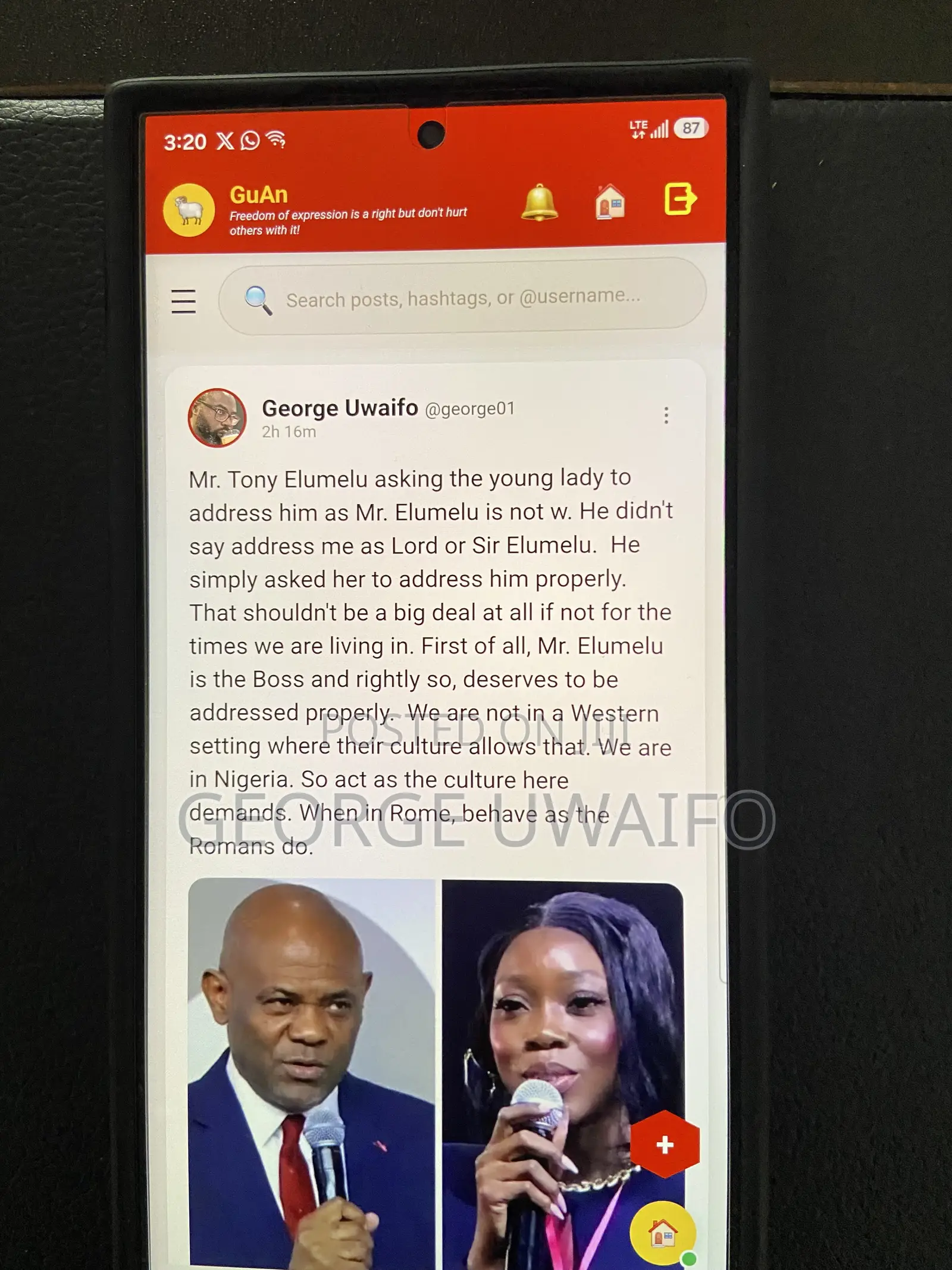 Guan Social Media Platform