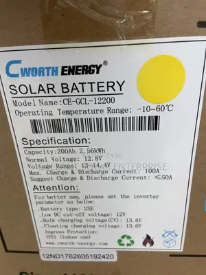 Cworth Energy 2.5kwh Lithium Battery 12v