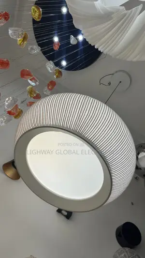 Japanese Knitted Fabric Cocoon Led Chandelier