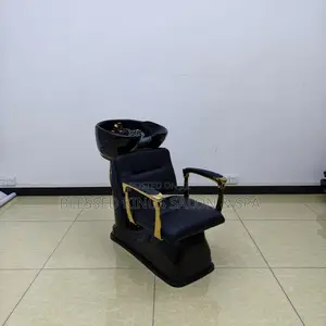 Gold Taps Shampoo Chairs