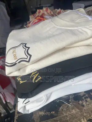 Stack Printed Shirts Sewn and Branded