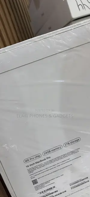 New Laptop Apple MacBook Pro 2026 M5 Pro 24GB Apple M5 Pro SSD 2T