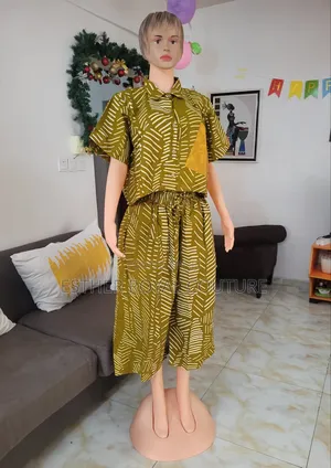 Ankara Pant and Crop Top