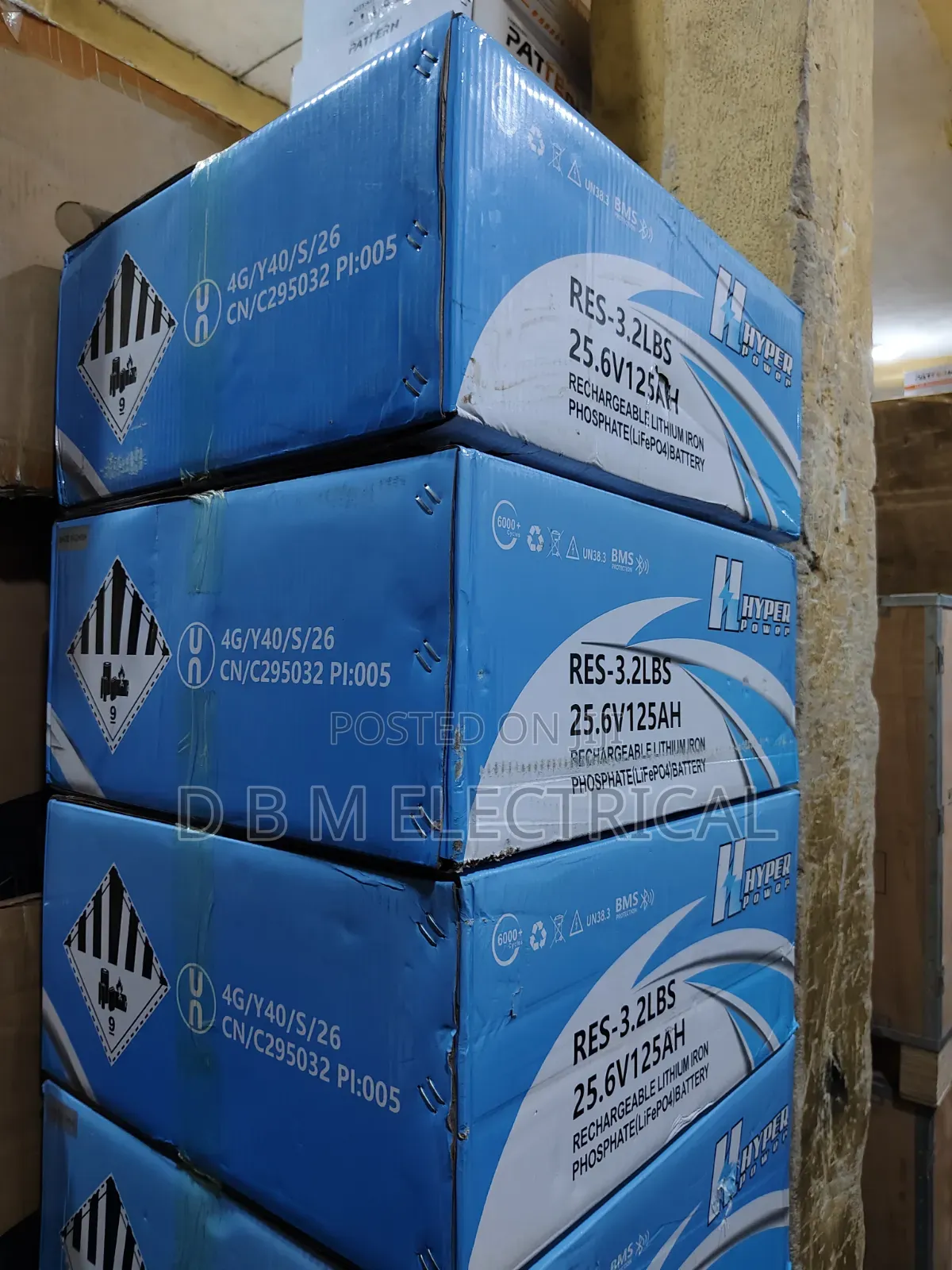 Hyper Power Solar Limtom Battery 3.2kwh 24v