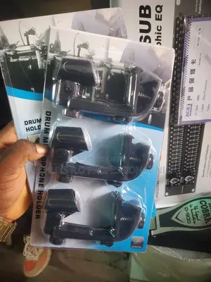 Drum Microphone Holder / Clamp Set - 3pcs Pack