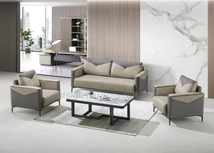 Five Seaters Mini Office/Home Leather Sofa