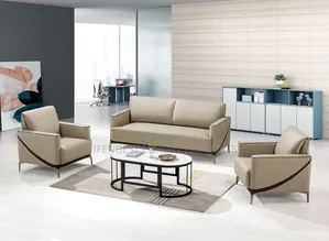 Five Seaters Mini Office/Home Leather Sofa
