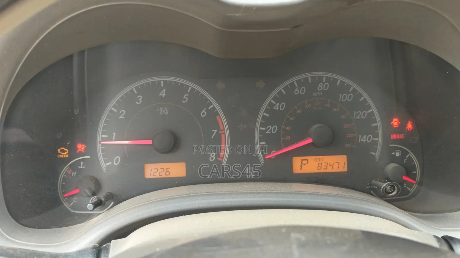 Toyota Corolla 2009 Red