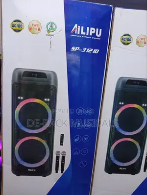 Ailipu Sp31210 Double 10inches Rechargeable Battery Public Address SPK
