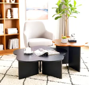 New Bloom Nesting Center Table - Black Brown