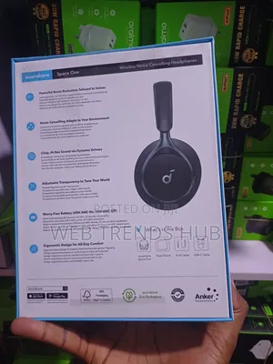 Anker Soundcore Space One Wireless Headphones - Adaptive ANC