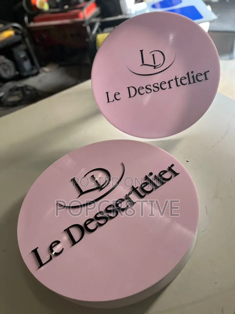 Round Indoor Signage
