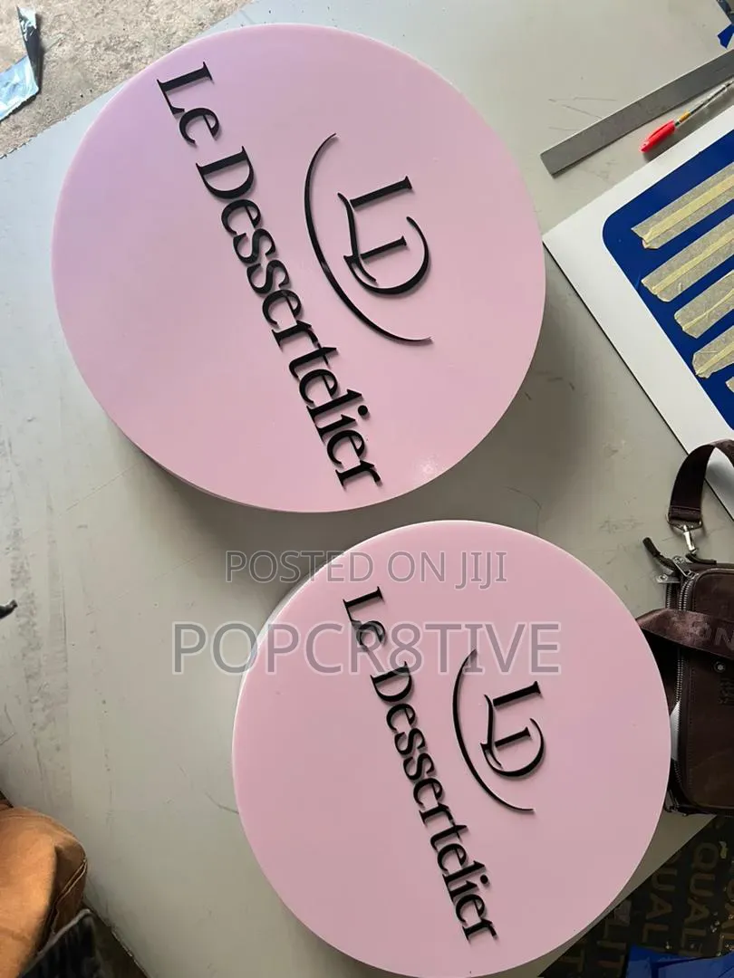 Round Indoor Signage